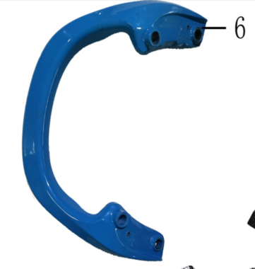 Paktreger za motor zadnji rukohvat 2031-35-00002 Roma S9C